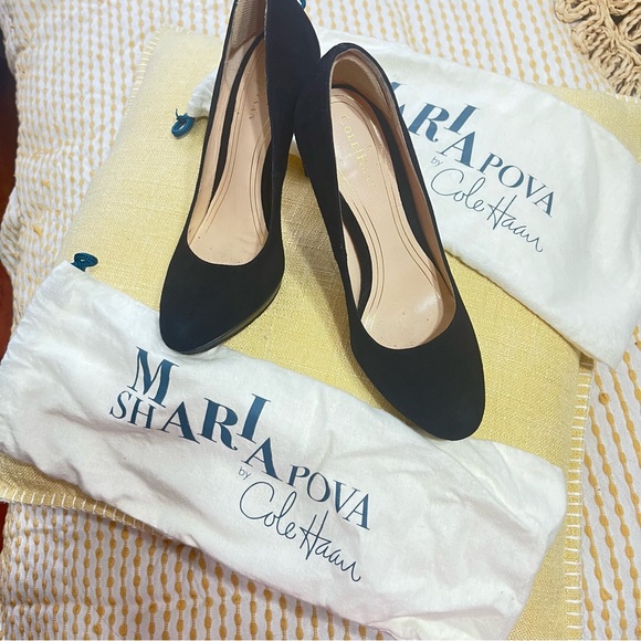 Maria Sharapova for Cole Haan Suade Platform Heels - Picture 12 of 12